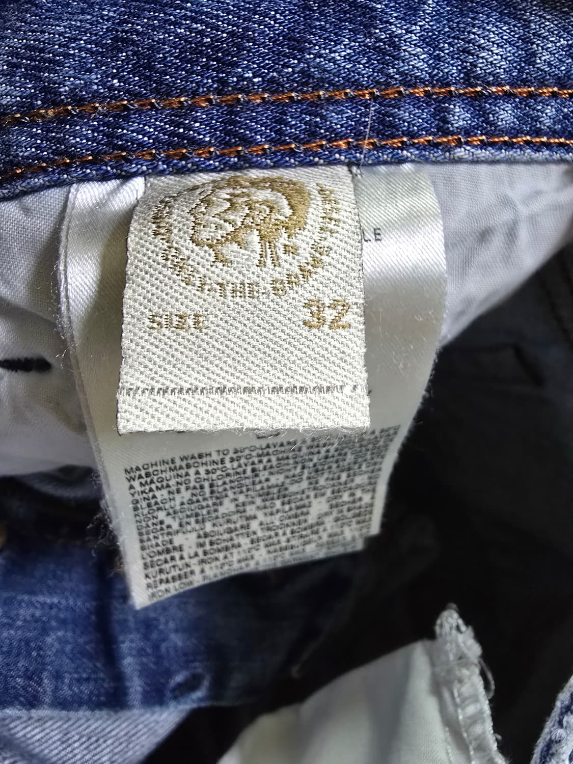 디젤 데미지 워싱 청바지 (1395) 상품이미지7