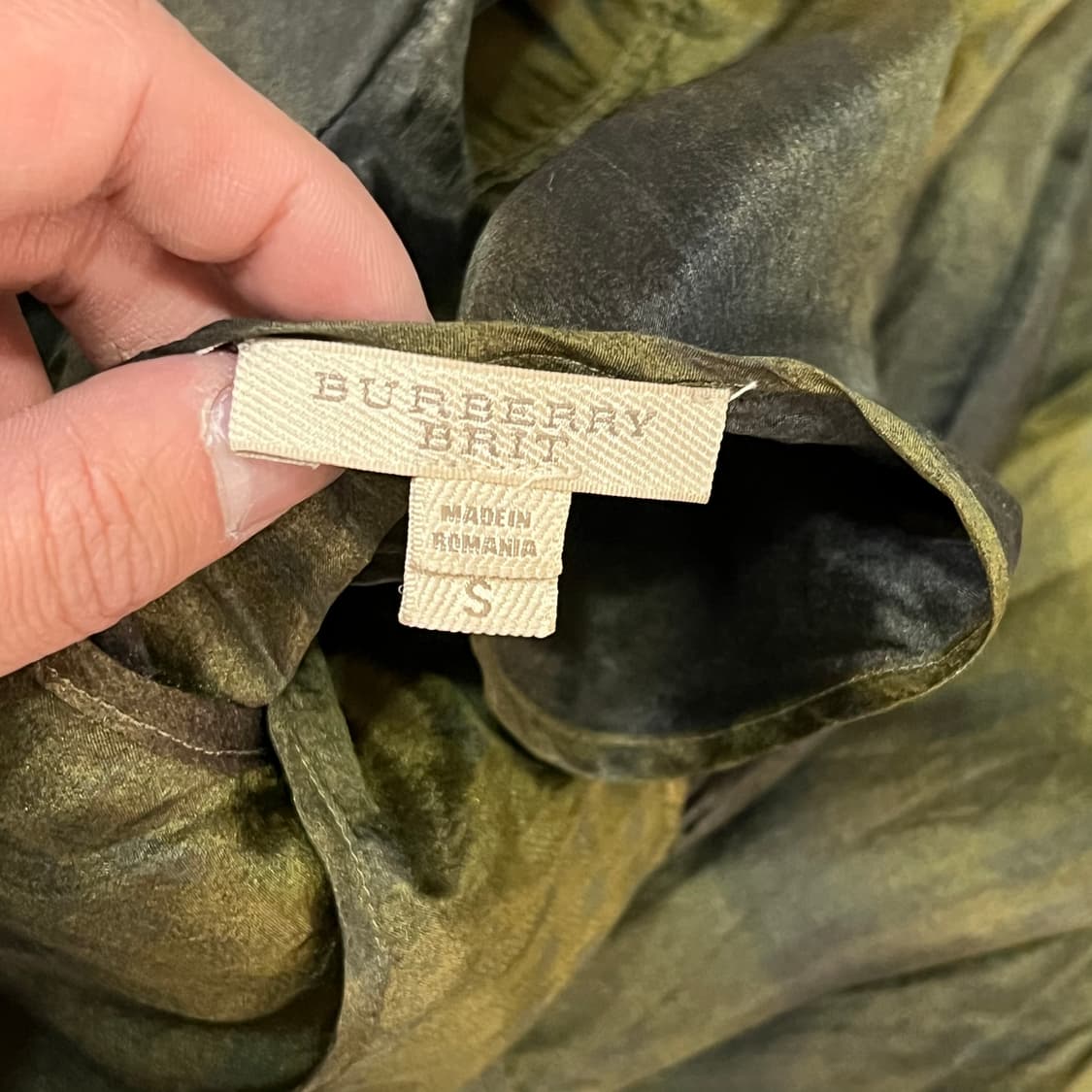  버버리 브릿 실크 블라우스 +명품감정서 y15846 상품이미지7