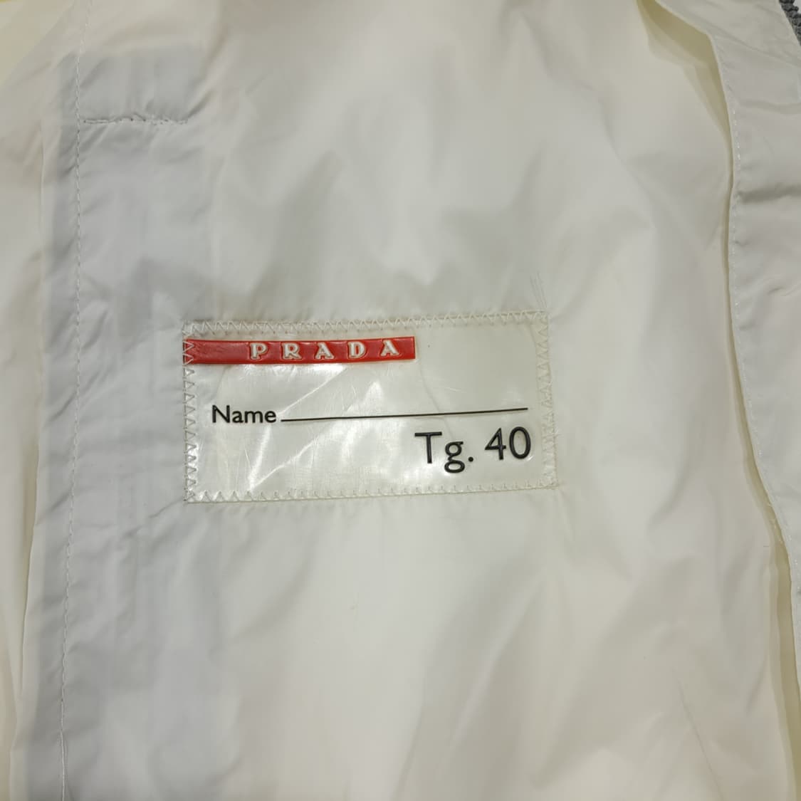 CL324 L 프라다 90s 이태리판 나일론 분리형 자켓 아우터 상품이미지6