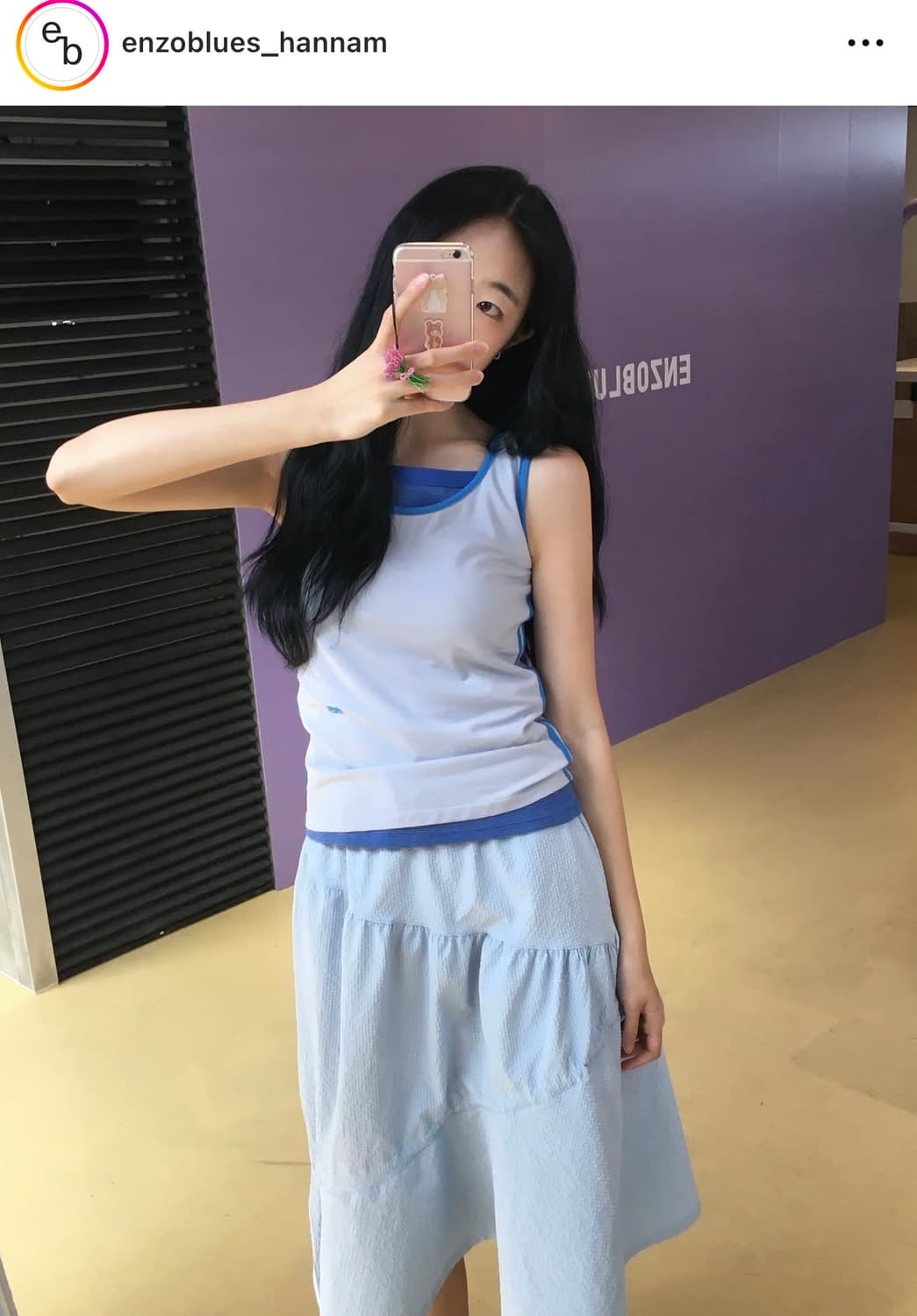 엔조블루스  라이닝 슬리브리스 (Light Grey) 상품이미지9