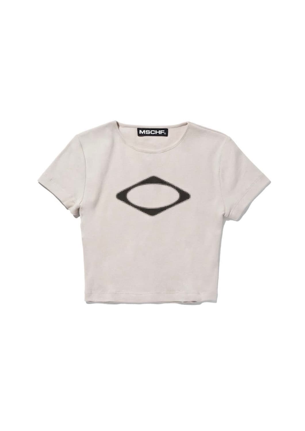 Mischief 미스치프 롬버스 블러 티셔츠 미니 라이트 베이지 상품이미지1