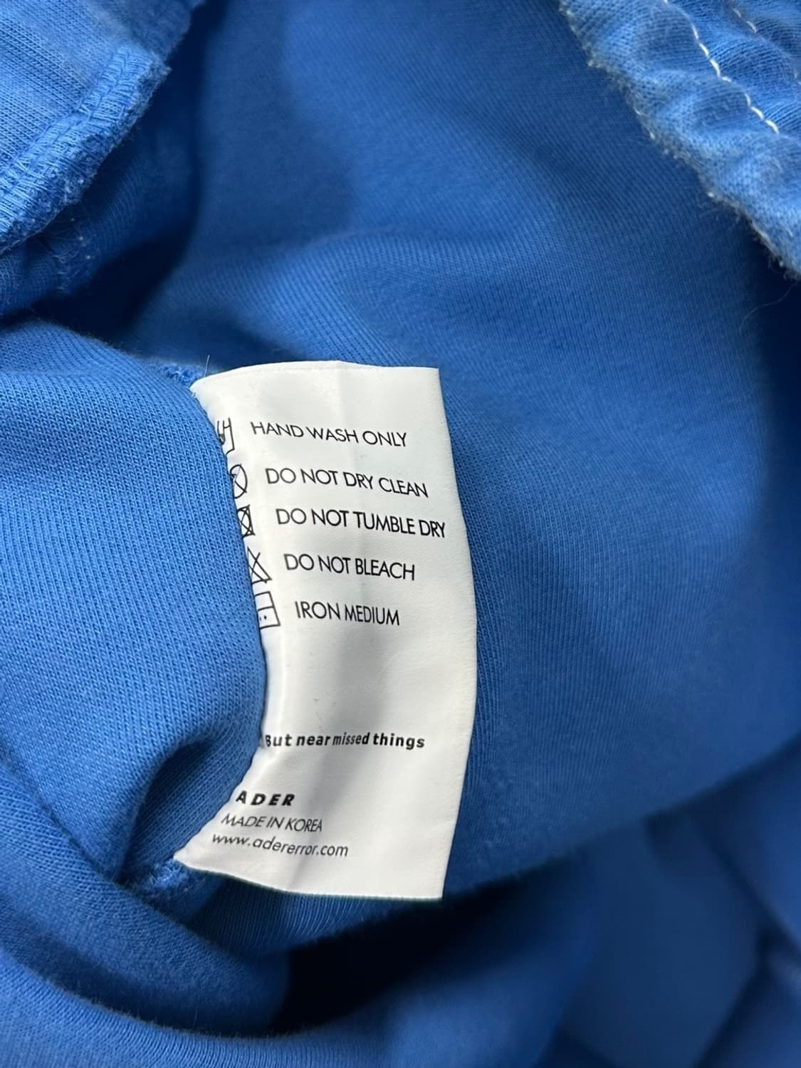  아더에러 트레이닝 팬츠 블루 (A1/29~31인치) 상품이미지7