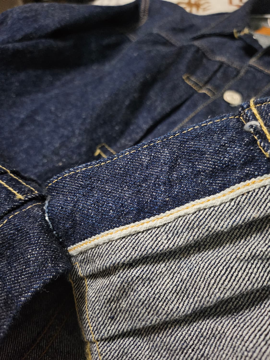 [38] 웨어하우스 덕디거-2001 데님자켓 (1947 T백) 상품이미지4