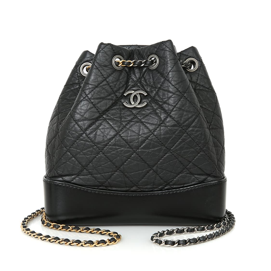 샤넬 가브리엘 백팩 스몰 블랙 체인 숄더 A94485 상품이미지5