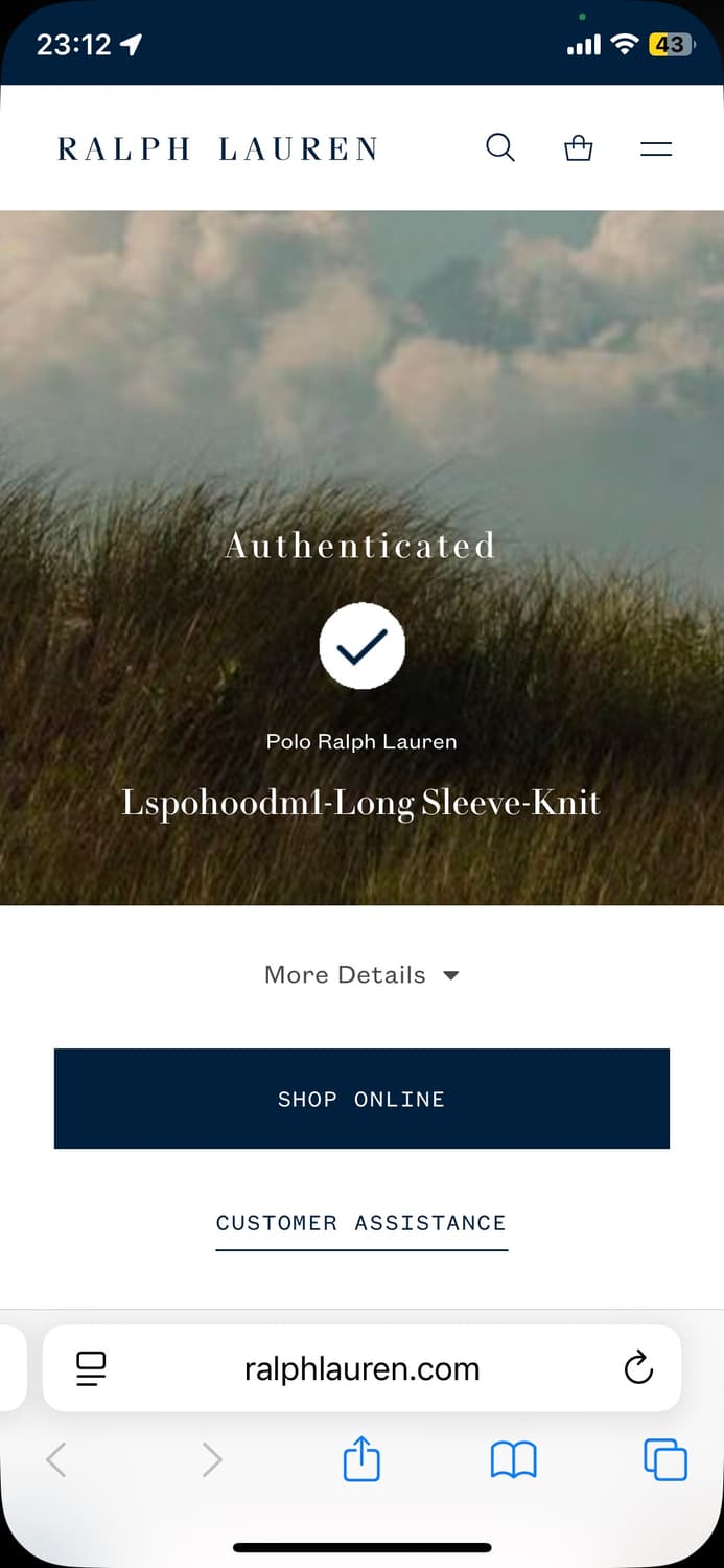 폴로 랄프로렌 후드티 네이비  상품이미지6