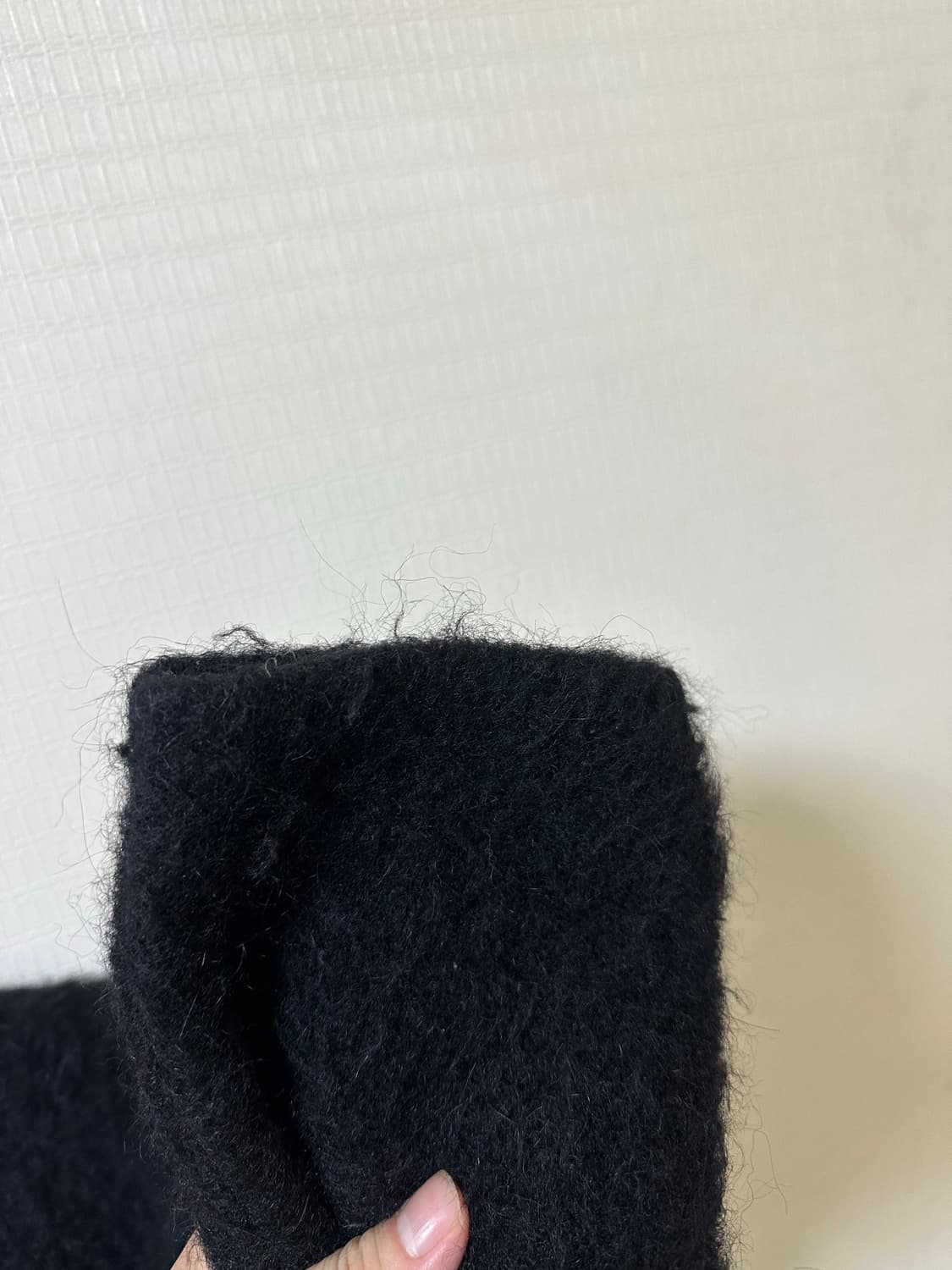 아워레가시 모헤어 가디건 블랙 46 상품이미지5