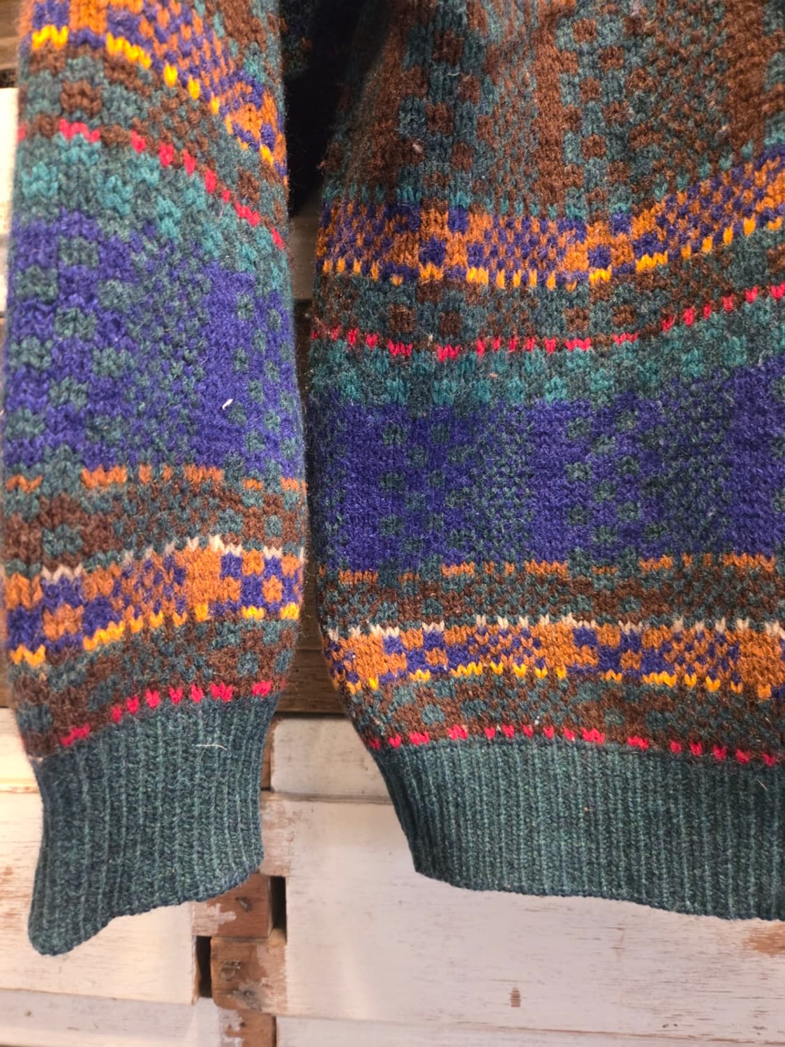 90'S 베네통 셔틀랜드울 니트 상품이미지6