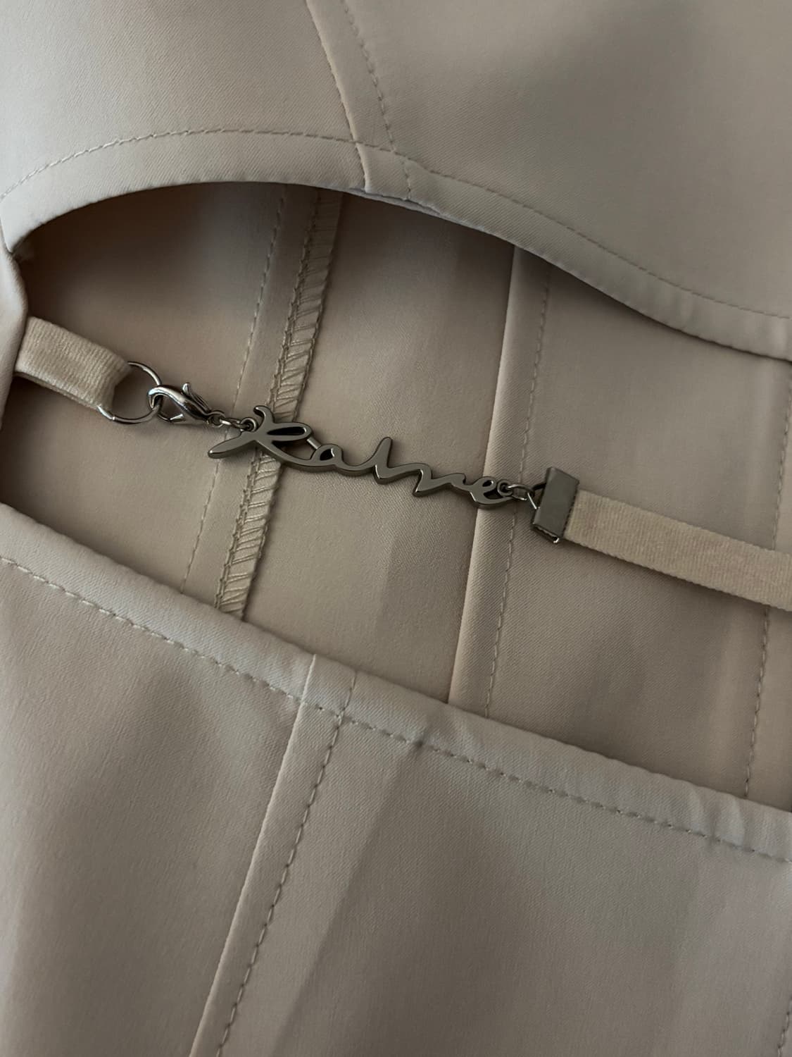 베이지 원피스 상품이미지3