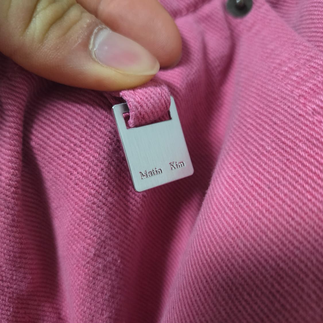 마뗑킴 컬러 볼륨 데님팬츠 / 여성 팬츠/ 남성 팬츠  상품이미지3