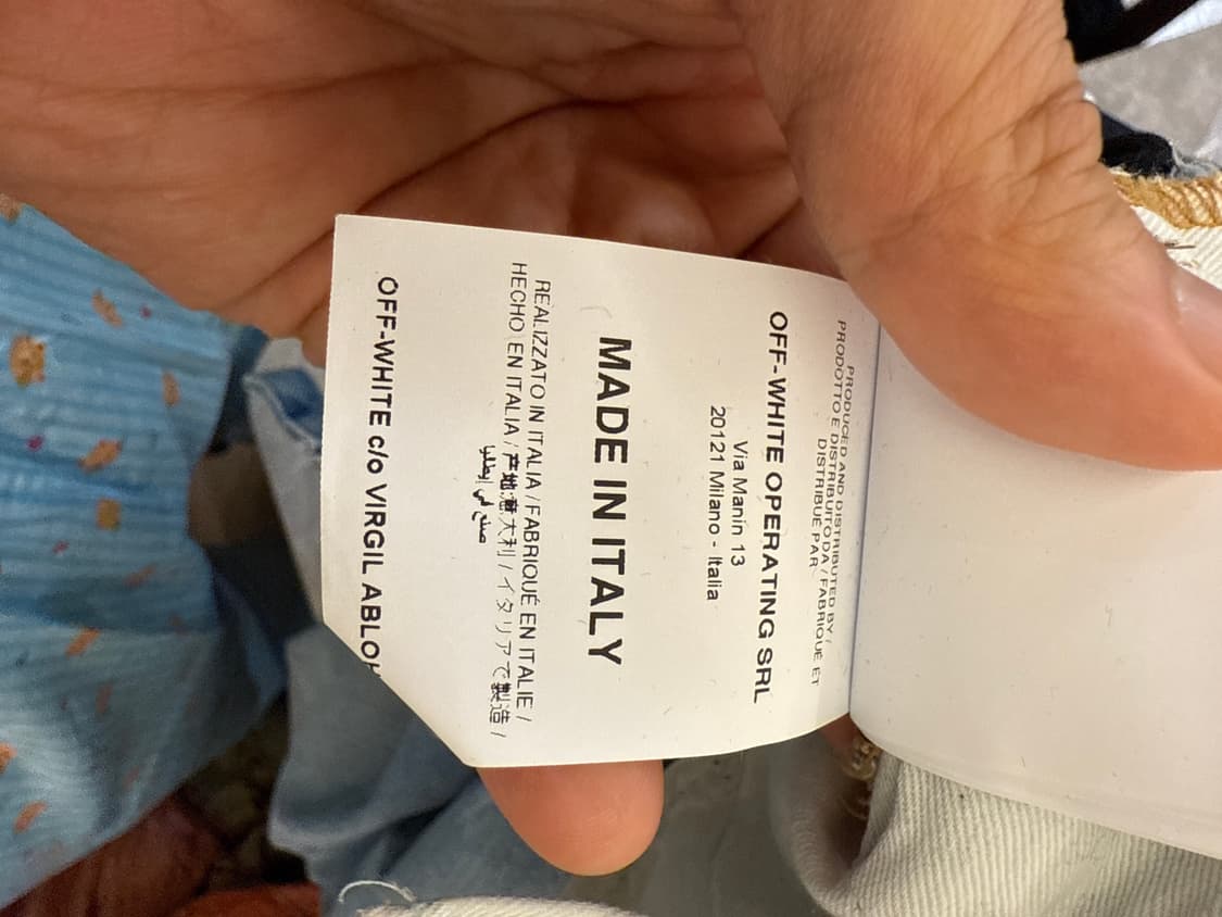 오프화이트 Off-White 연청 데님 청바지 S 33 상품이미지5