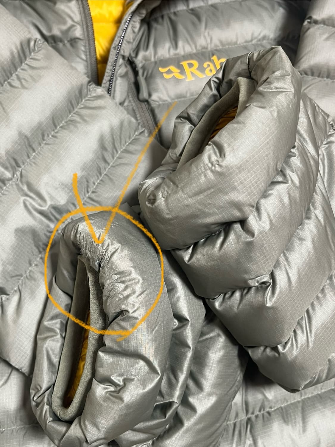 Rab 마이크로라이트 알파인 라이트카키 M 상품이미지5