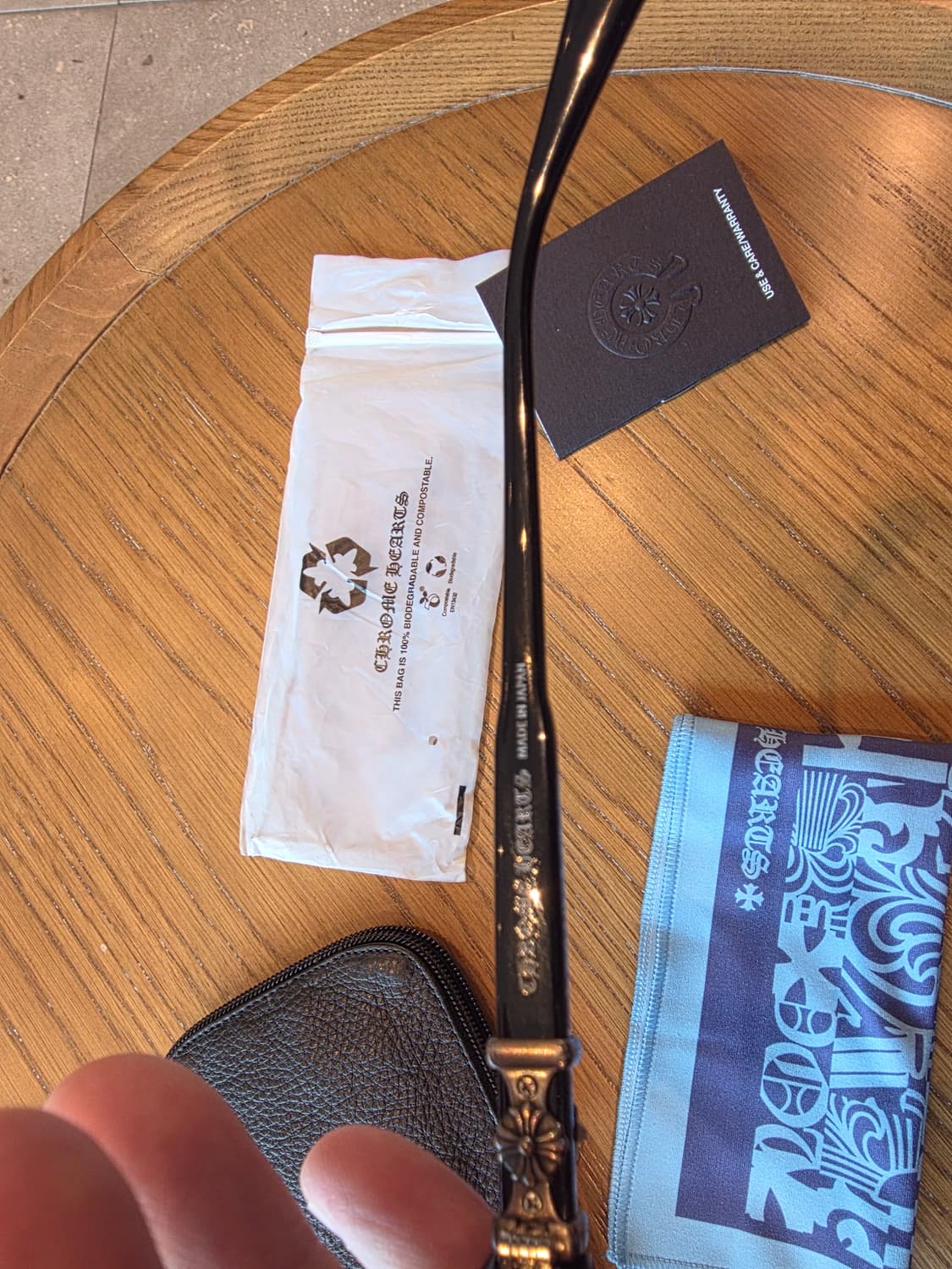 크롬하츠 안경 콕스어커 블랙 실버 팜니다. 상품이미지5