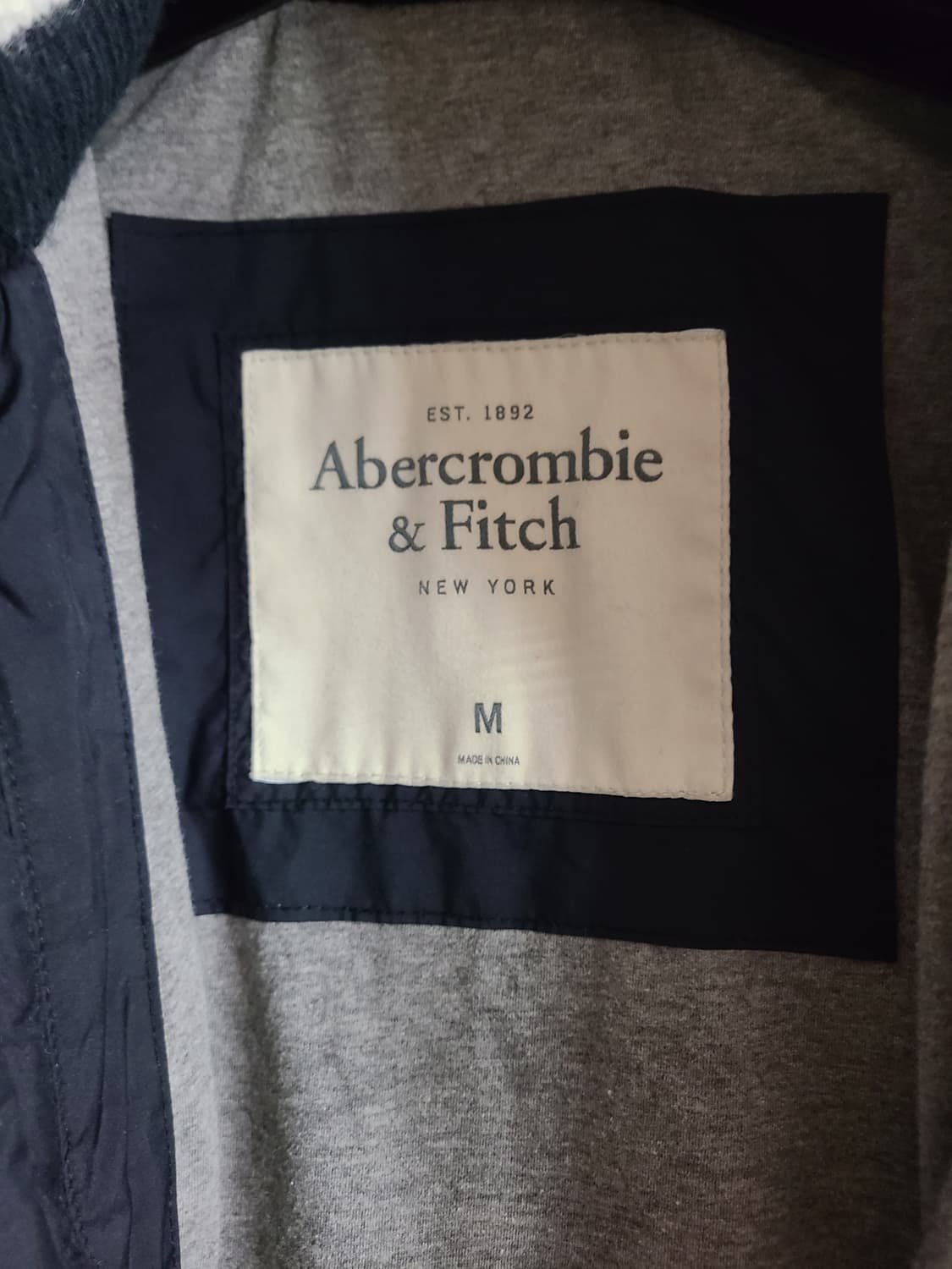 아베크롬비 네이비 블루종 점퍼 상품이미지6