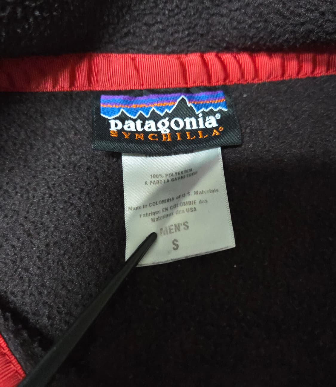 (S)파타고니아 00s 구형 옵시디언플럼 신칠라 플리스  브라운 상품이미지3