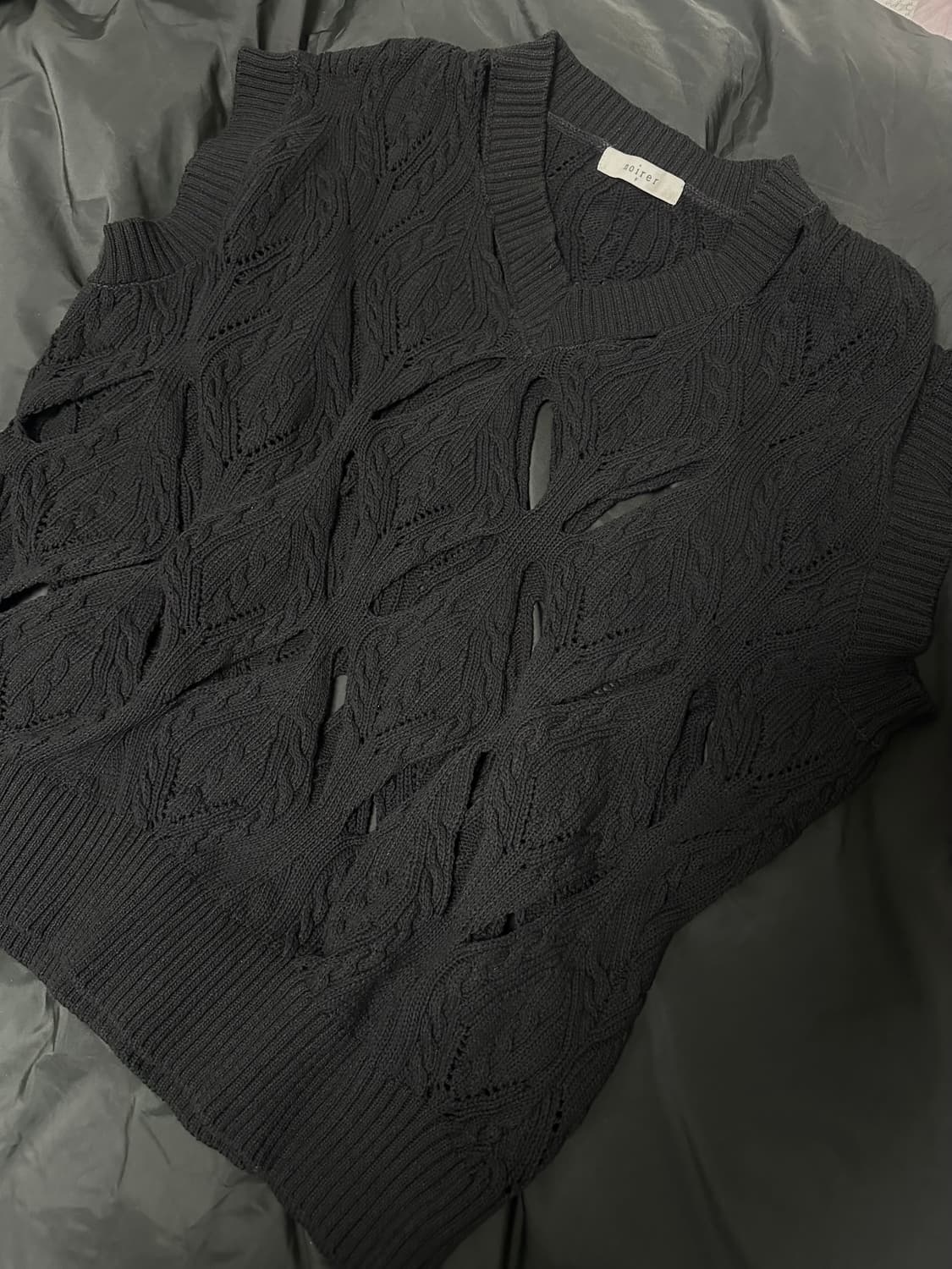 노이어 남성용 브이넥 아가일 스카시 베스트 스테판쿡느낌 상품이미지1