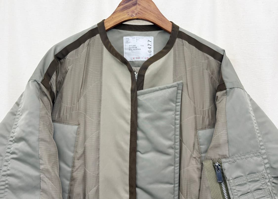 사카이 멀티 패널 나일론 퀼팅 자켓 상품이미지2