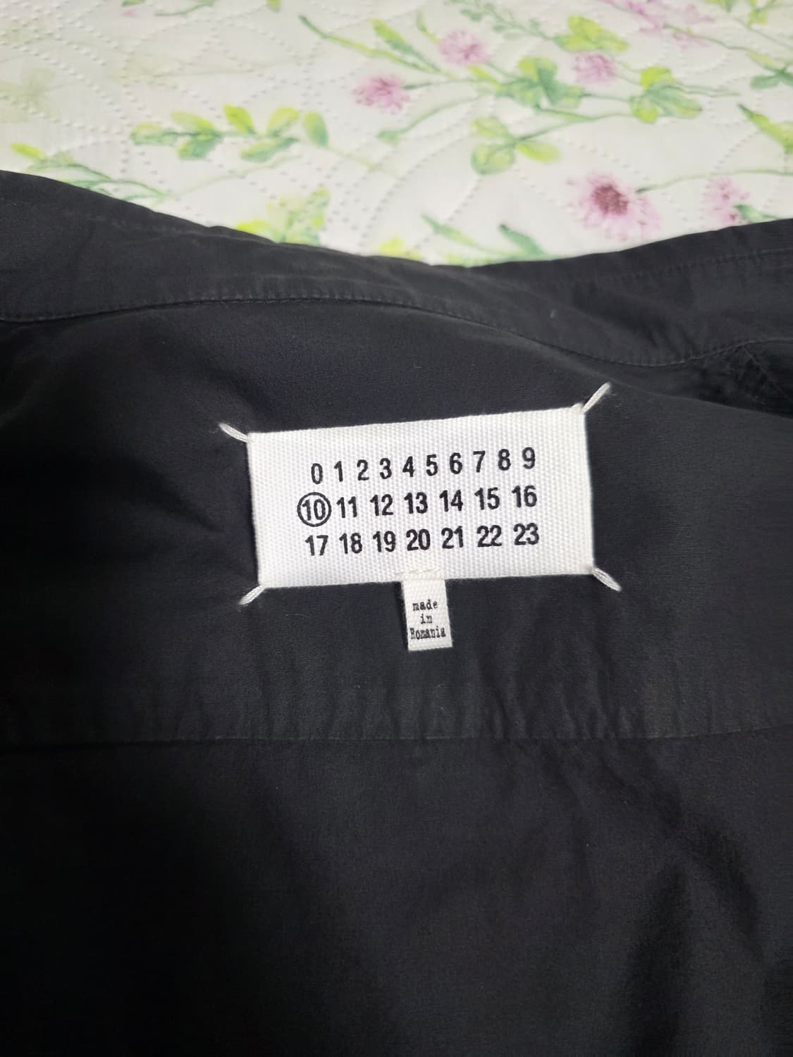 메종 마르지엘라 셔츠 블랙 상품이미지2