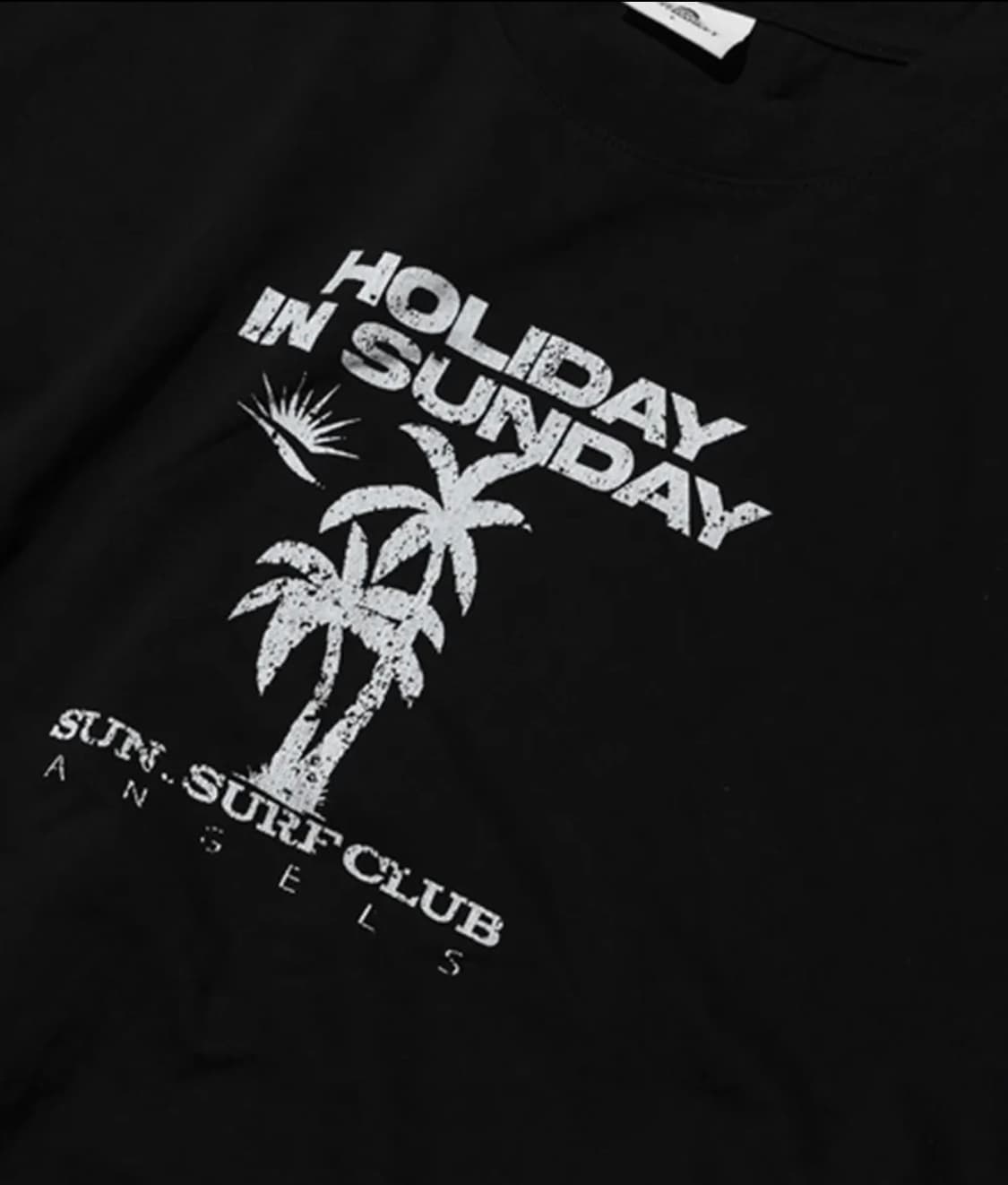 SUN SURF CLUB TEE BLACK 상품이미지7