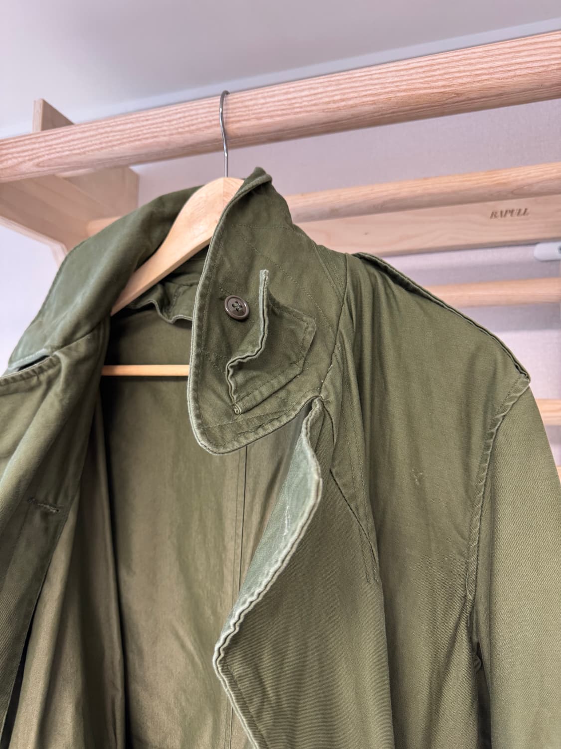 (105)미군 장교 트렌치 코트 OG-107 상품이미지5