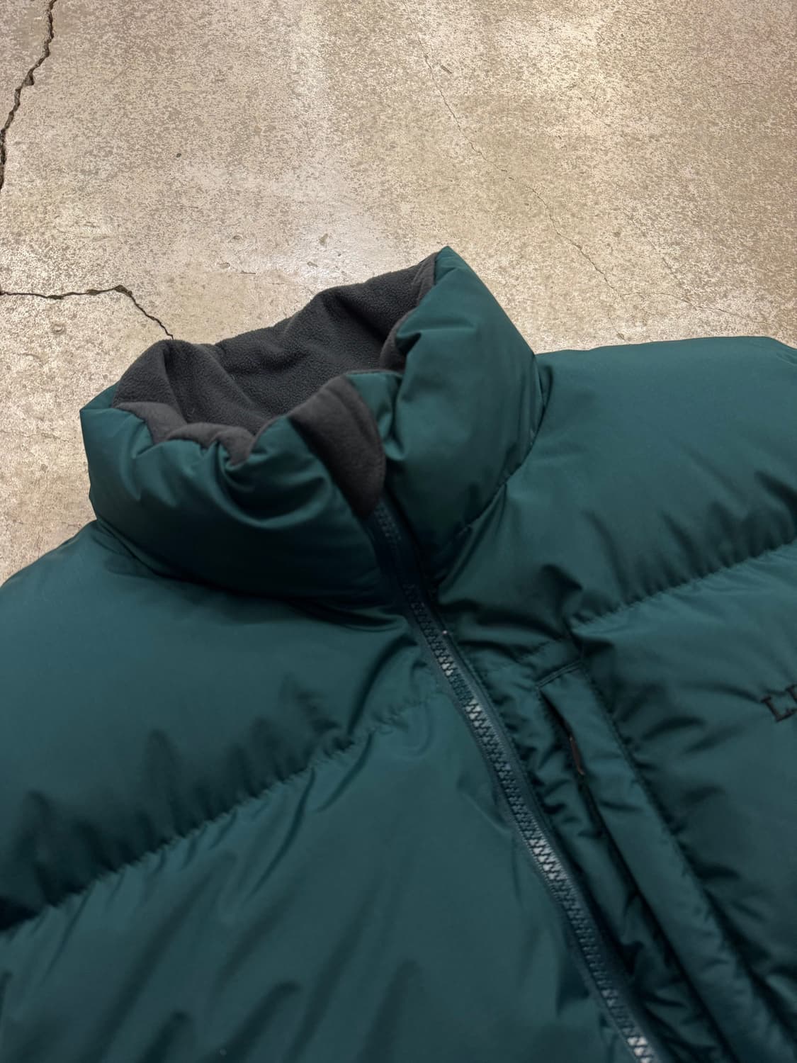 00s 엘엘빈 아웃도어 립스탑 구스다운 베스트 상품이미지5