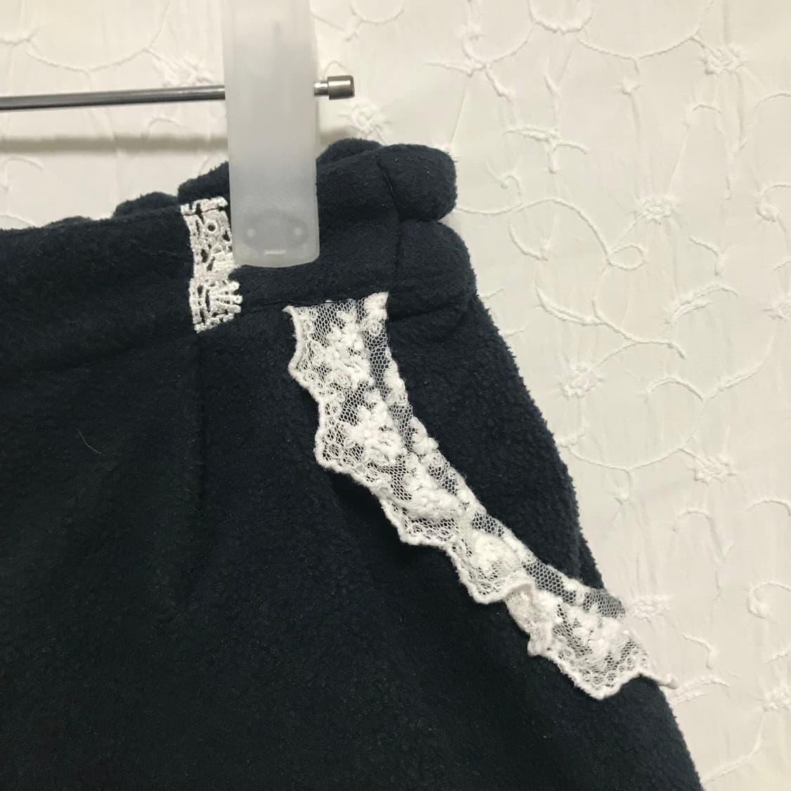 빈티지 axes femme 액시즈팜 레이스 리본 퍼 숏팬츠 반바지 상품이미지4