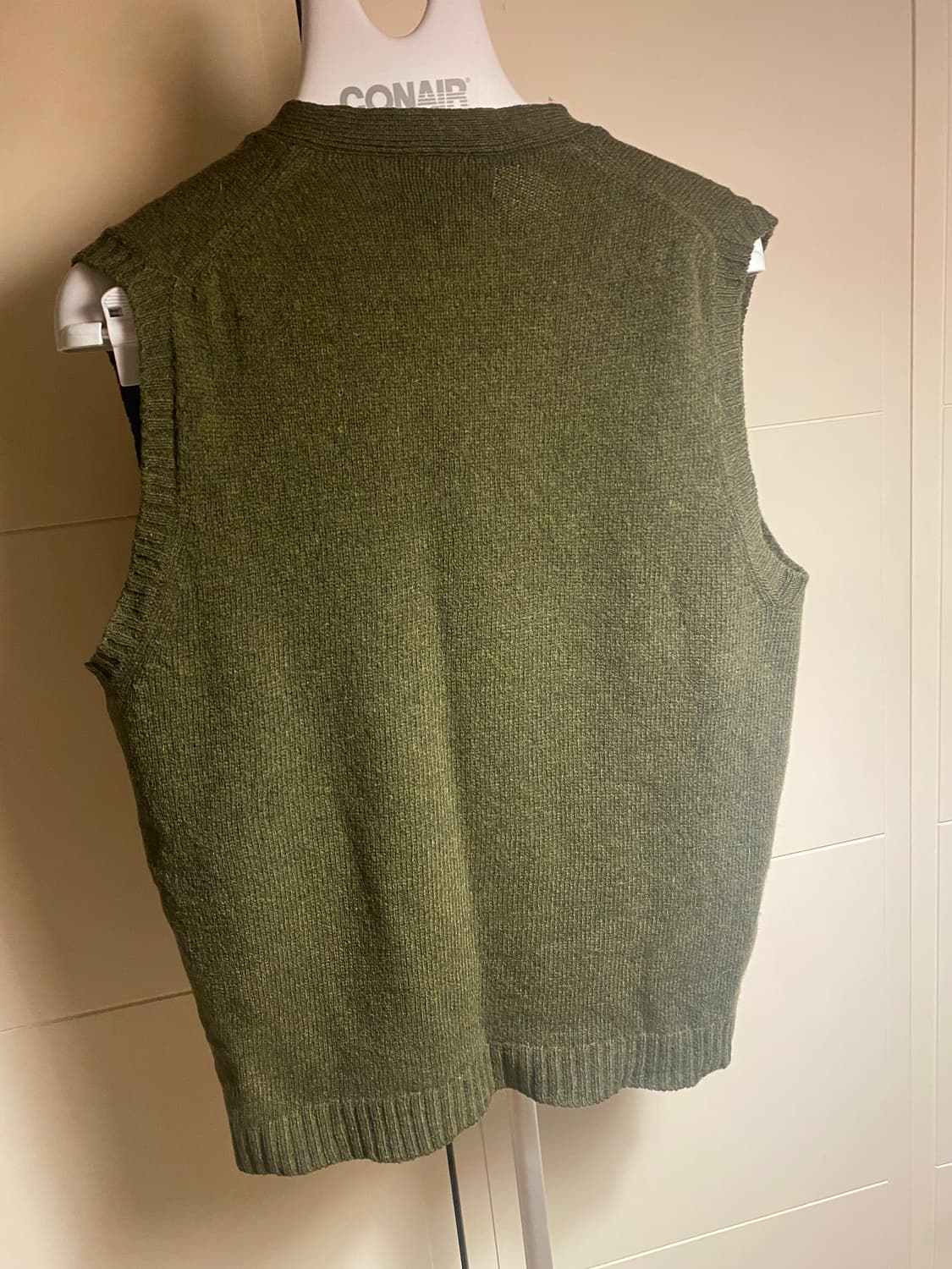 브룩스 브라더스 쉐틀랜드 울 니트 조끼 M 상품이미지5