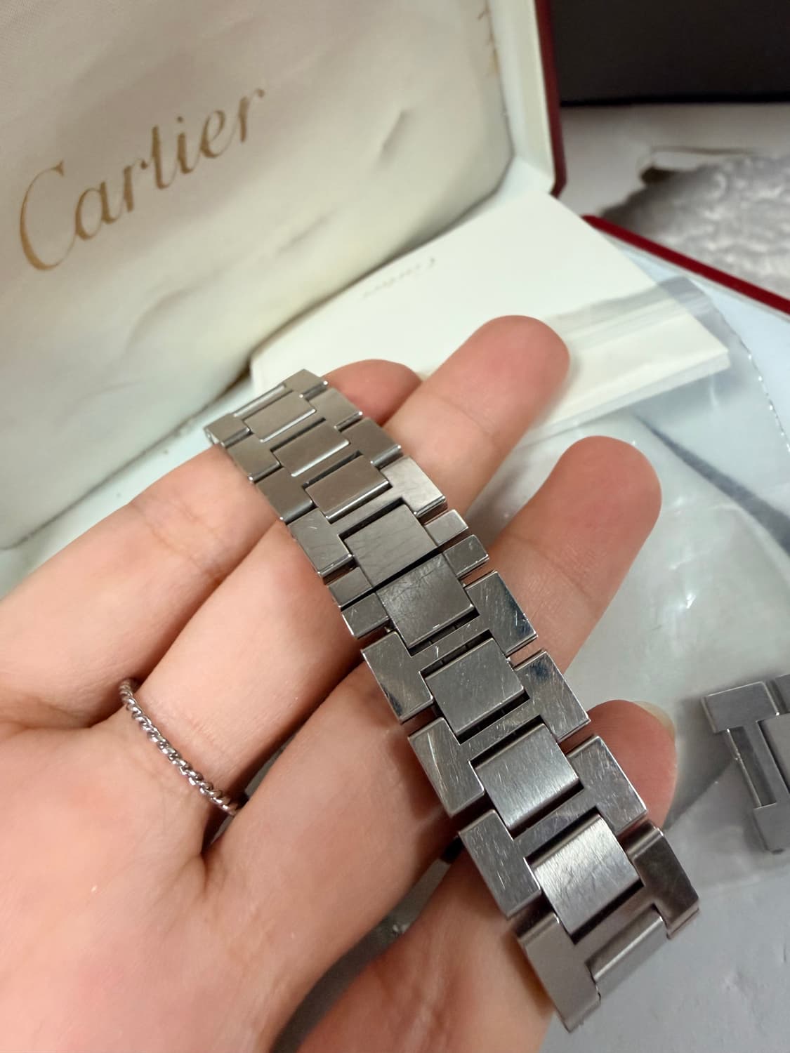 까르띠에 롱드 솔로 스틸 여성 시계  상품이미지6