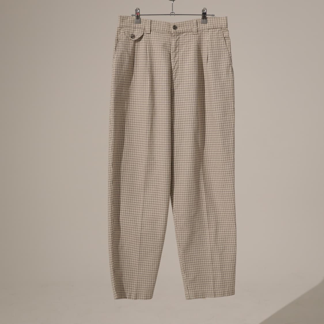 80s LEE 캐주얼 체크패턴 코튼 팬츠 상품이미지2
