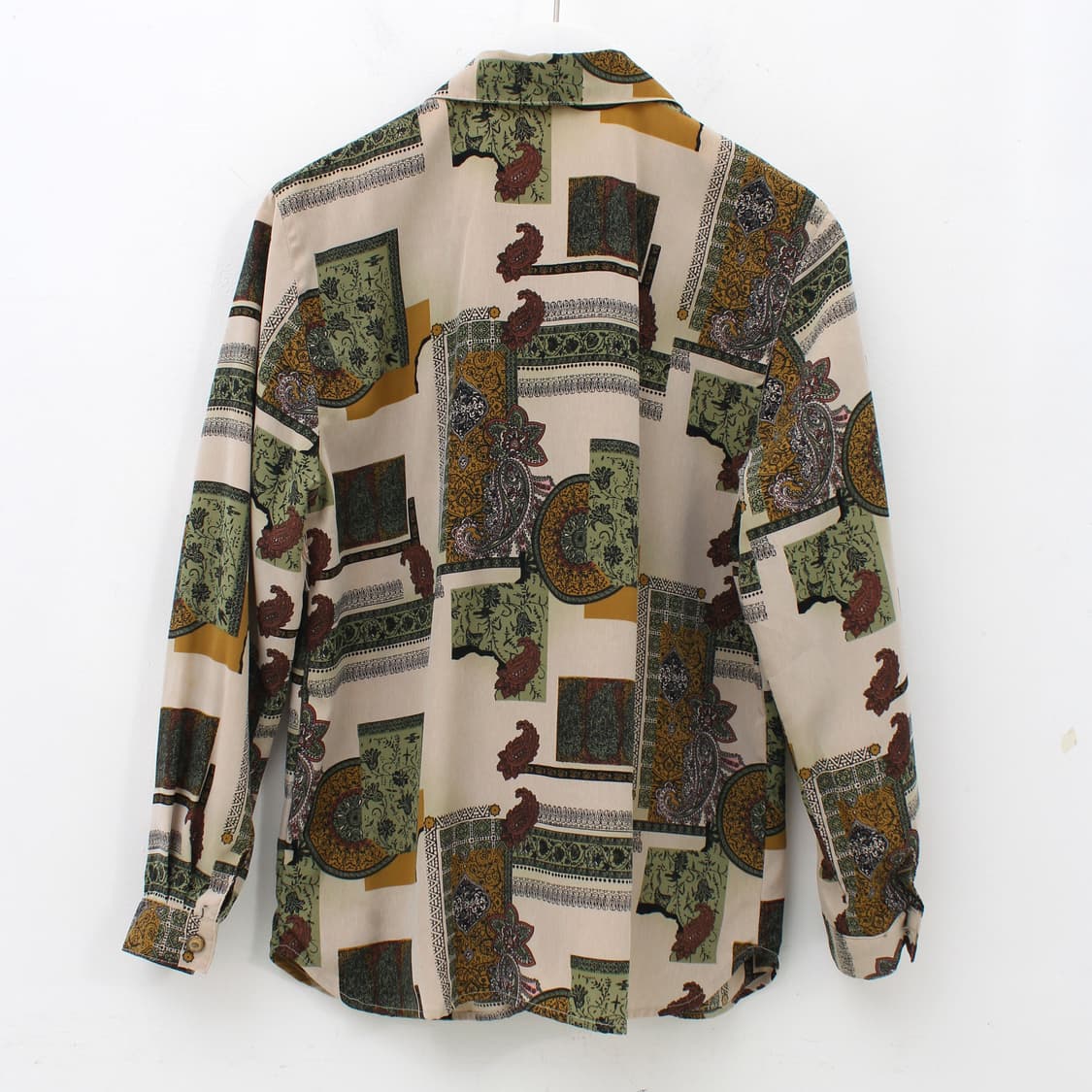  일본 빈티지 페이즐리 패턴 블라우스 상품이미지4