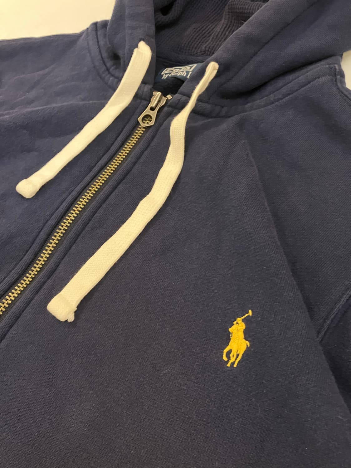 폴로 랄프로렌 와플 써멀 후드집업 네이비 상품이미지2