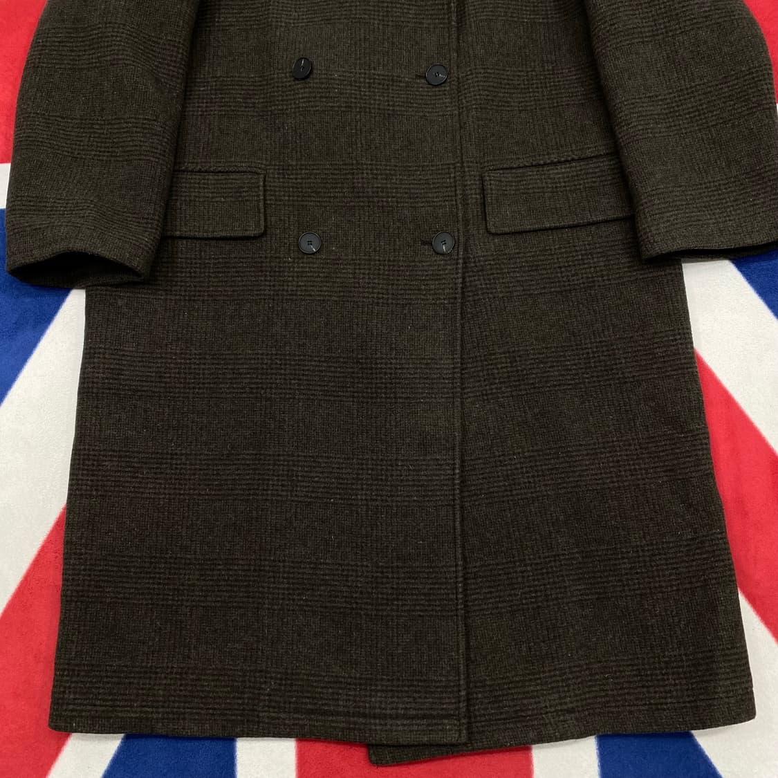 스튜디오톰보이 오버핏 체크코트 여성 Free  상품이미지4