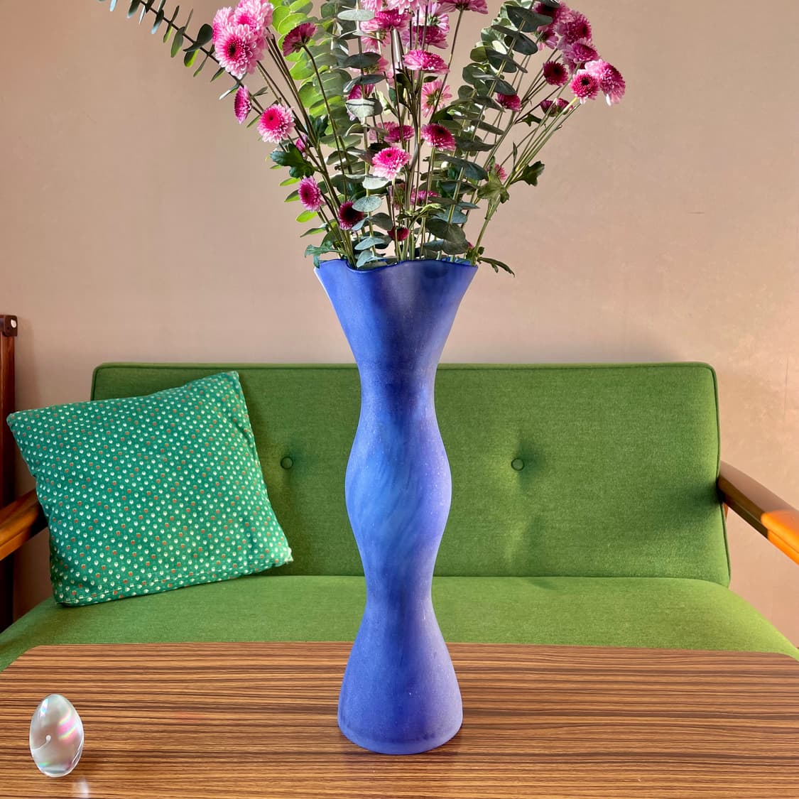 [유럽 빈티지 화병] 70‘s 미드센추리 매트피니쉬 유리 화병 상품이미지2