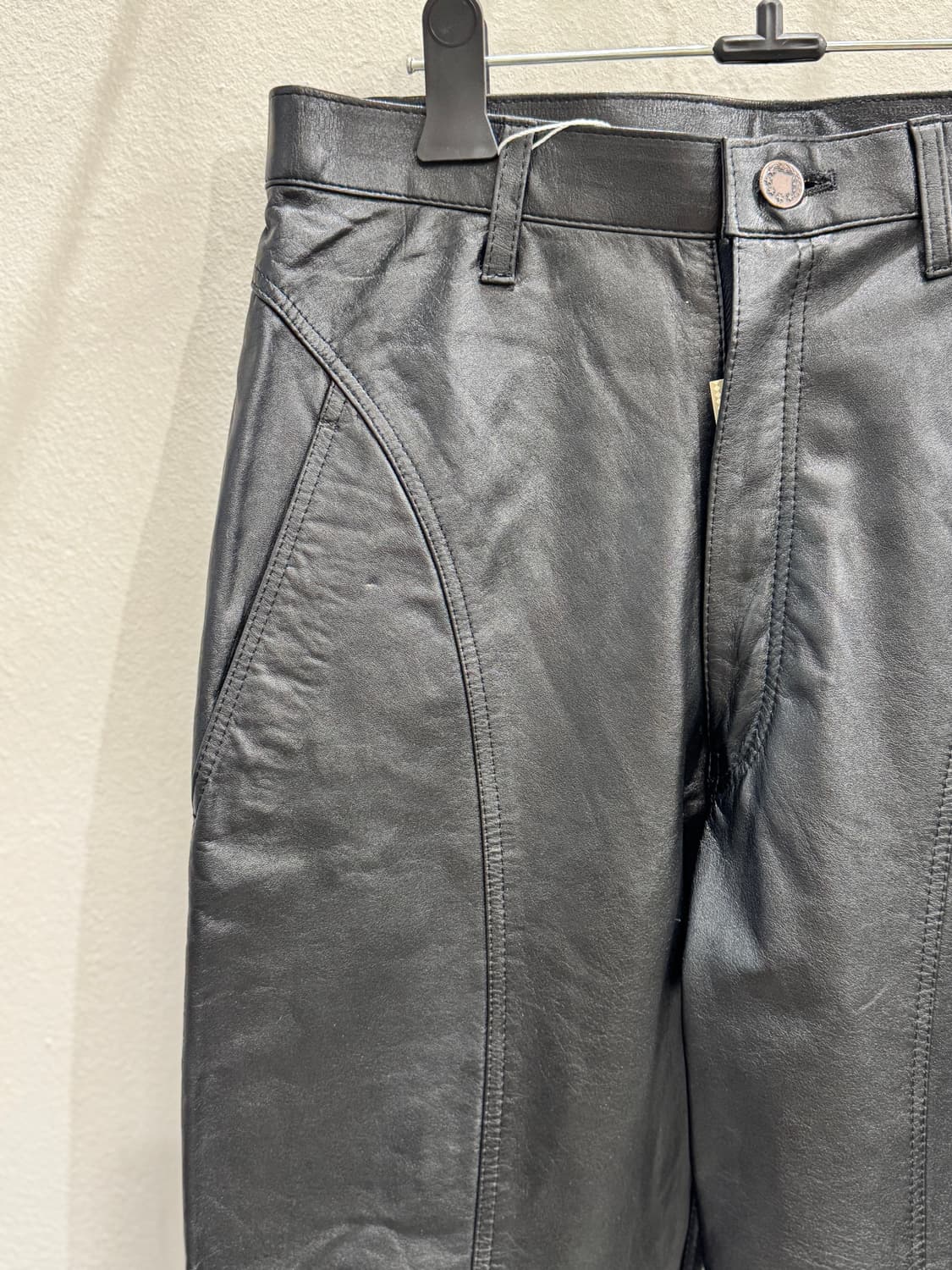 japan vintage 레더팬츠 상품이미지3