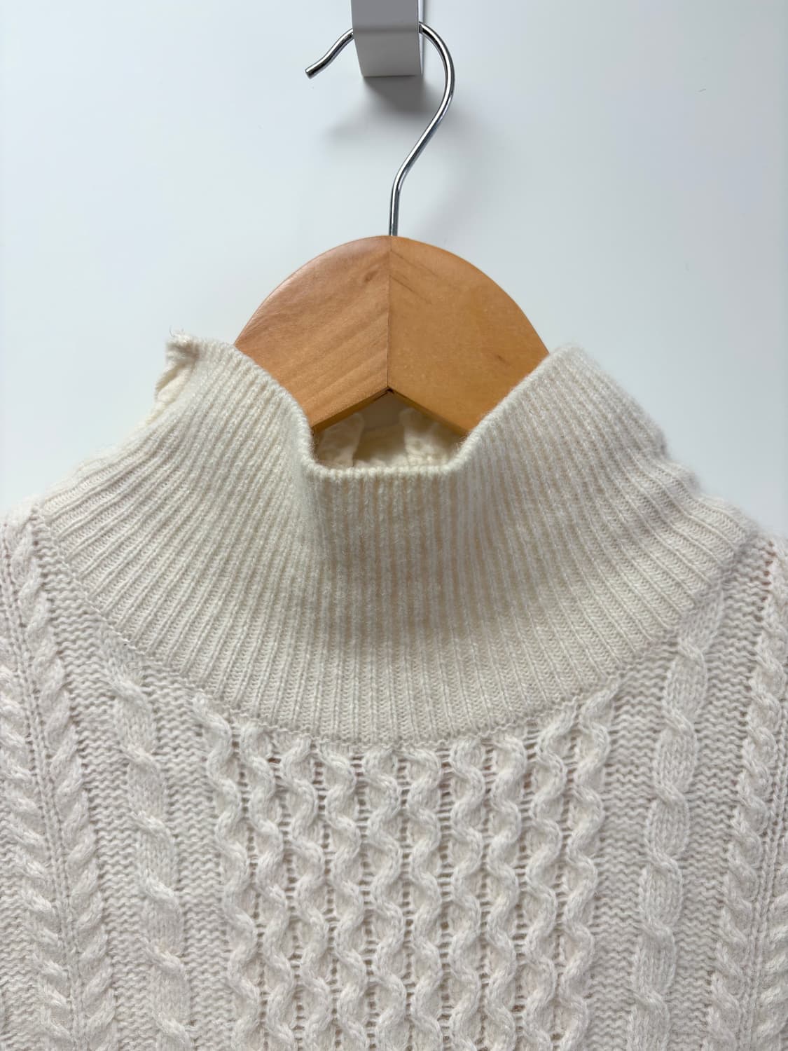 한섬 시스템 케이블 울 니트 상품이미지3