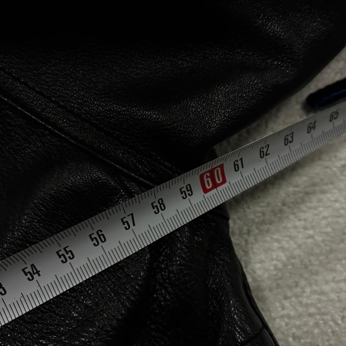 DANPOLI 블랙 가죽 이태리 봄버 자켓 100 상품이미지4