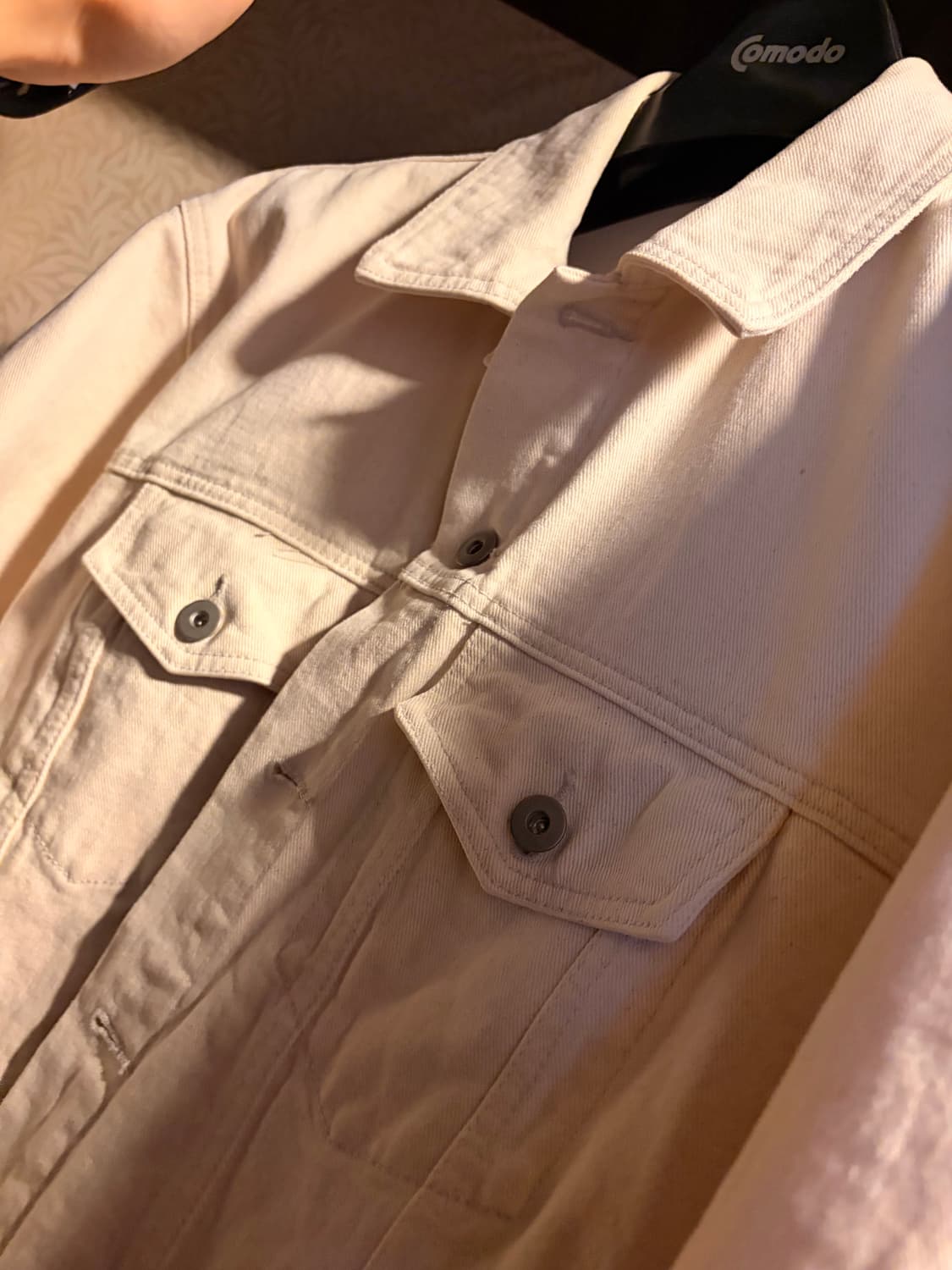 무신사 스탠다드 화이트 트러커자켓 상품이미지1