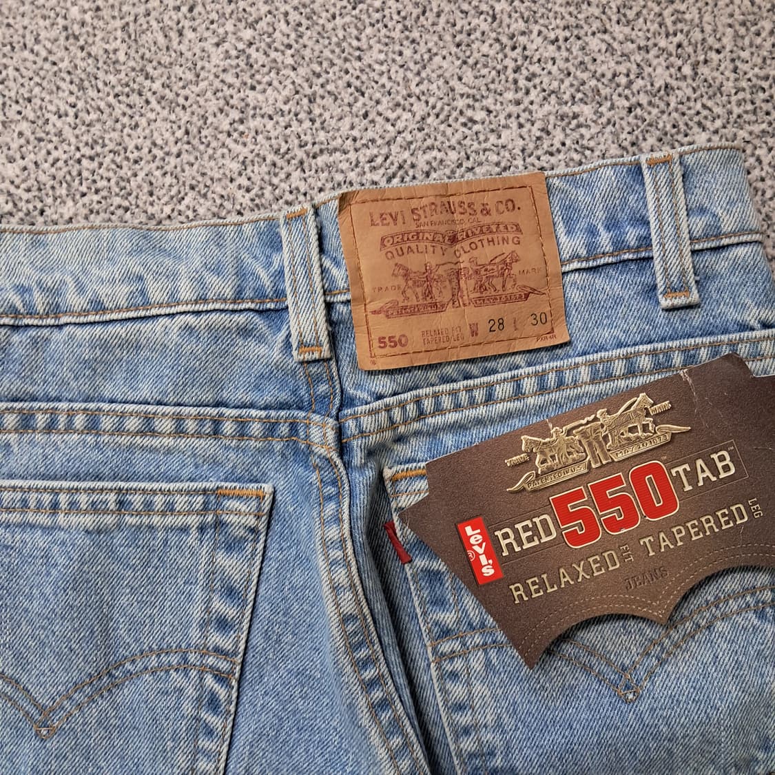 리바이스90s 550 usa 블랭크탭 미사용 상품이미지6