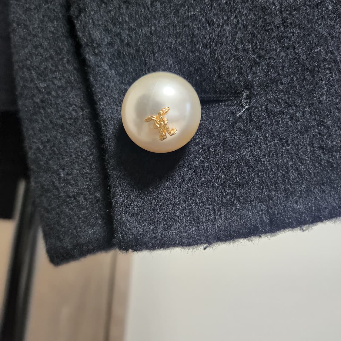 《새상품》캐시미어 핸드메이드 반코트 상품이미지8