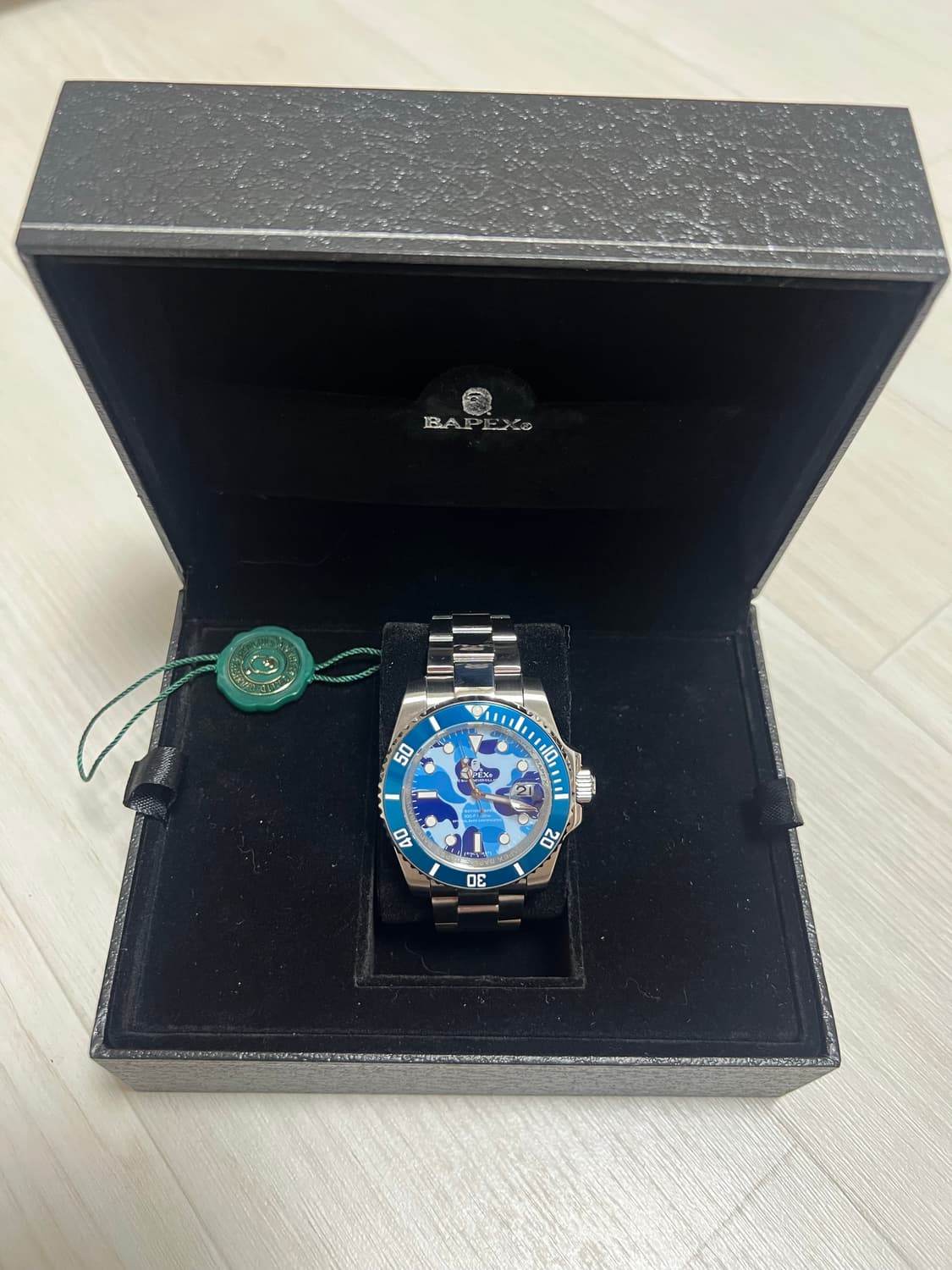 베이프 시계 베이펙스 bapex 카모 하늘색 서브마리너 팝니다 상품이미지1