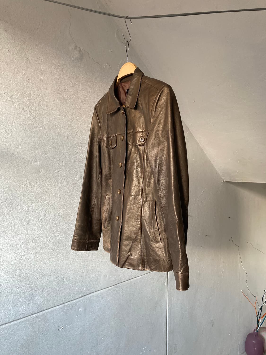 자연스러운 에이징++ 저스트핏•가죽자켓 상품이미지4