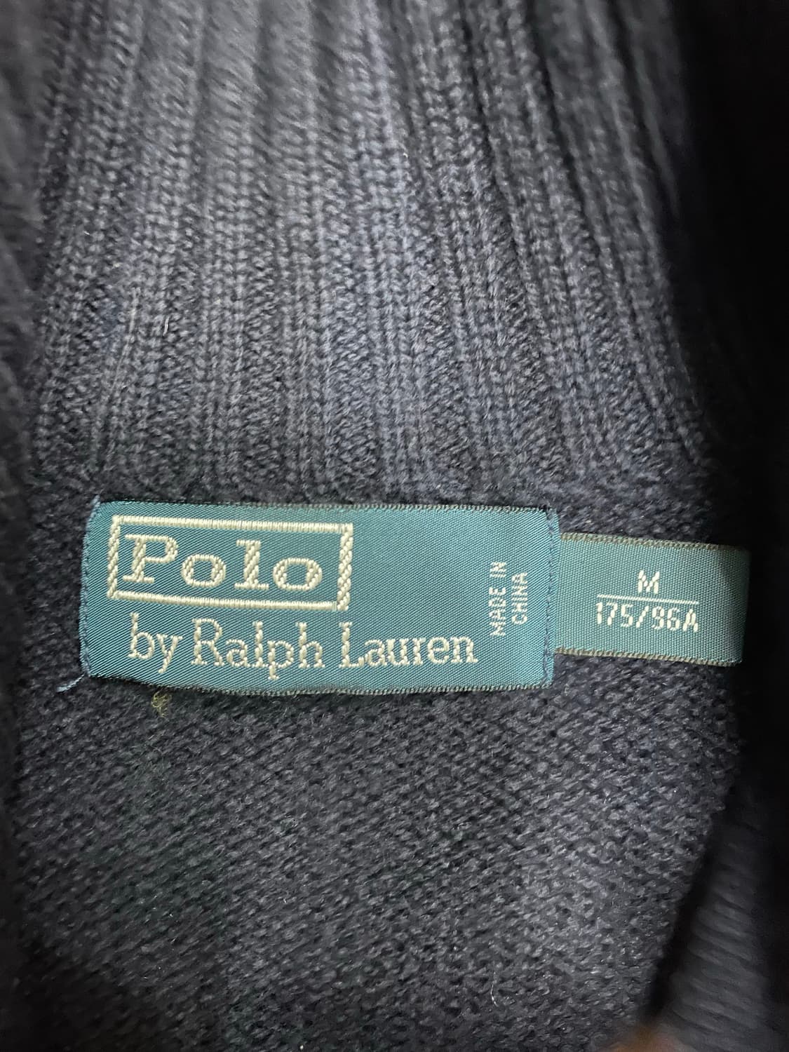 폴로 랄프로렌 빅포니 램스울 집업 자켓 네이비 상품이미지6