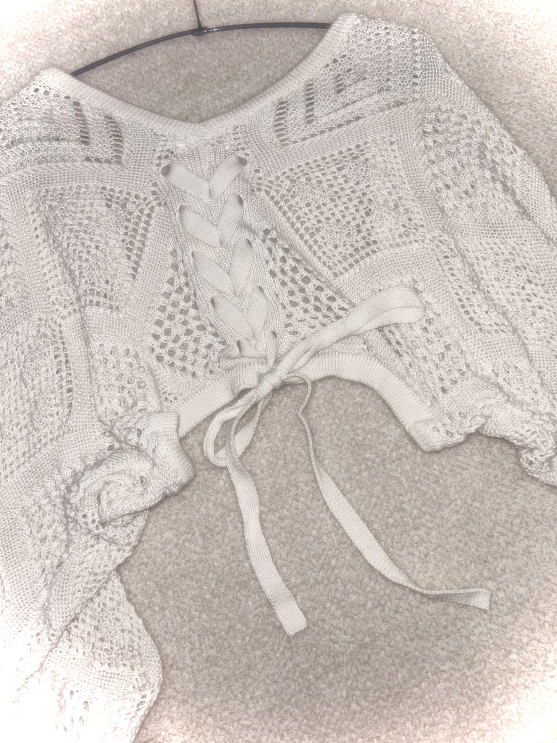 빈티지 엔젤코어 아일렛 볼레로 페어리 쓰리타임즈 와이즈걸 큐빈티지 루카 상품이미지2