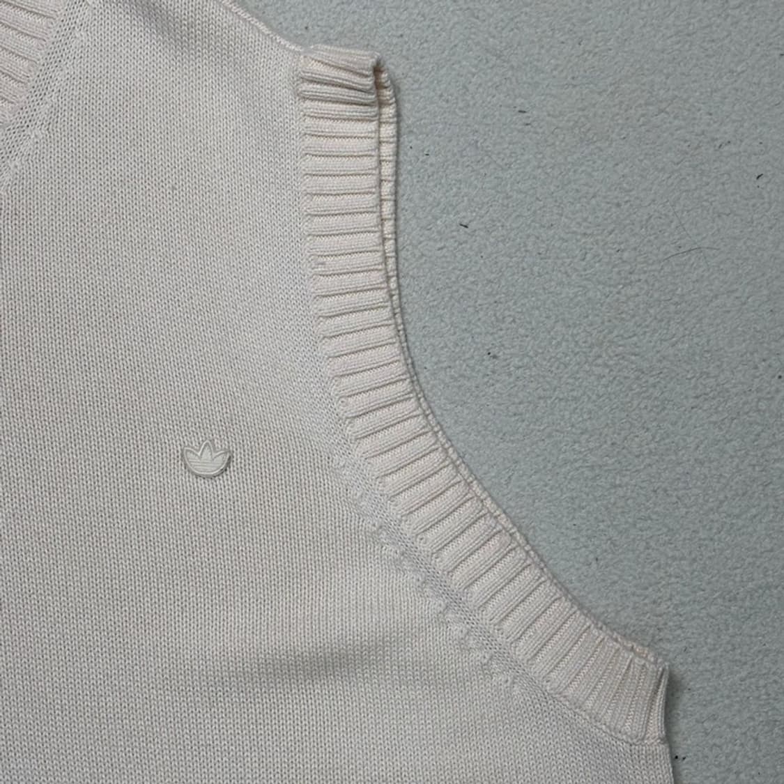 ADIDAS 파이어버드 자수 니트 베스트 3XL 상품이미지3