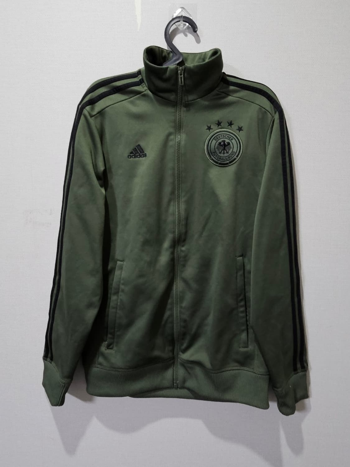 아디다스 독일 카키 트랙탑 져지집업 90~95 / S~M 상품이미지1