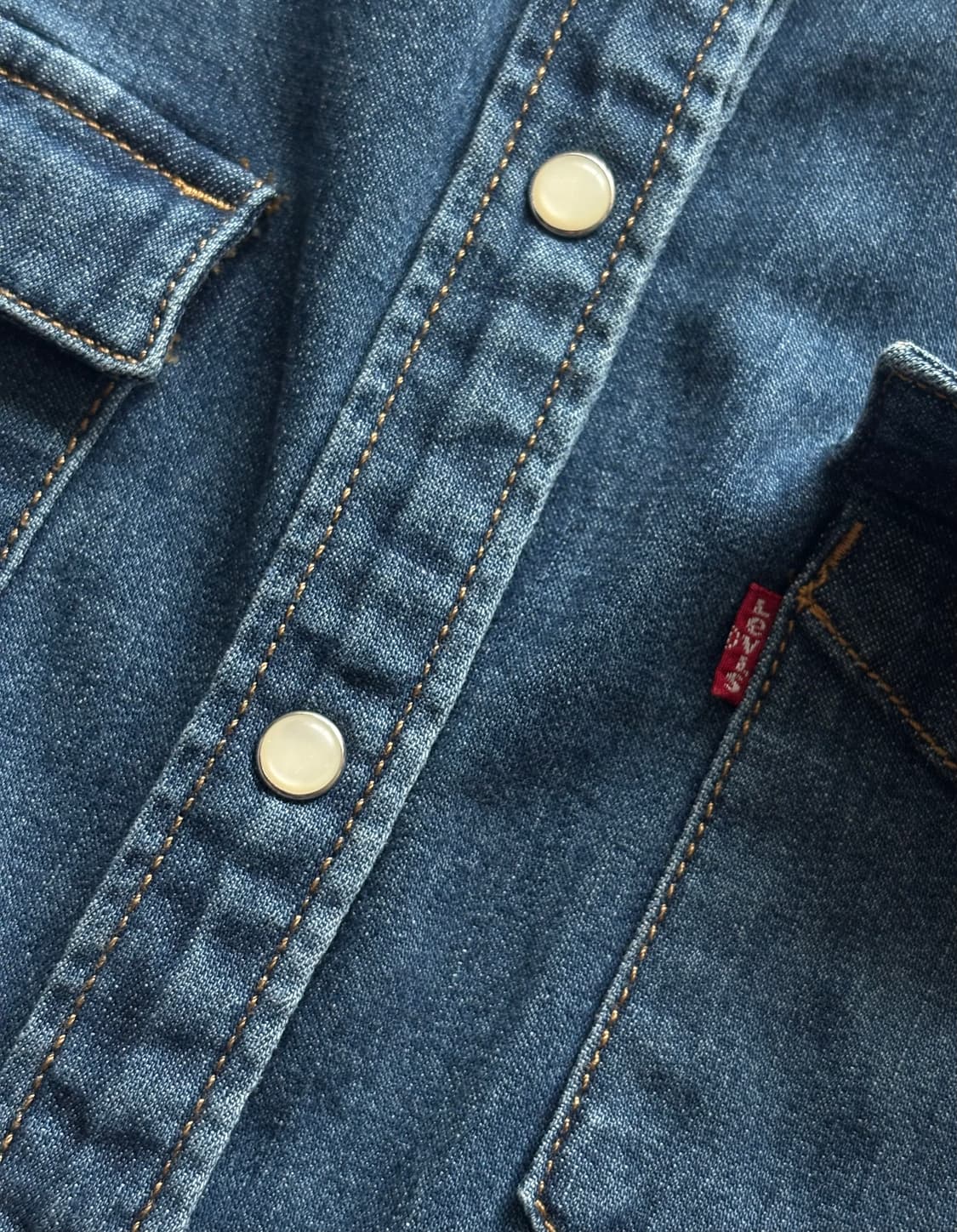 Levi's 리바이스 데님 웨스턴 셔츠 상품이미지6