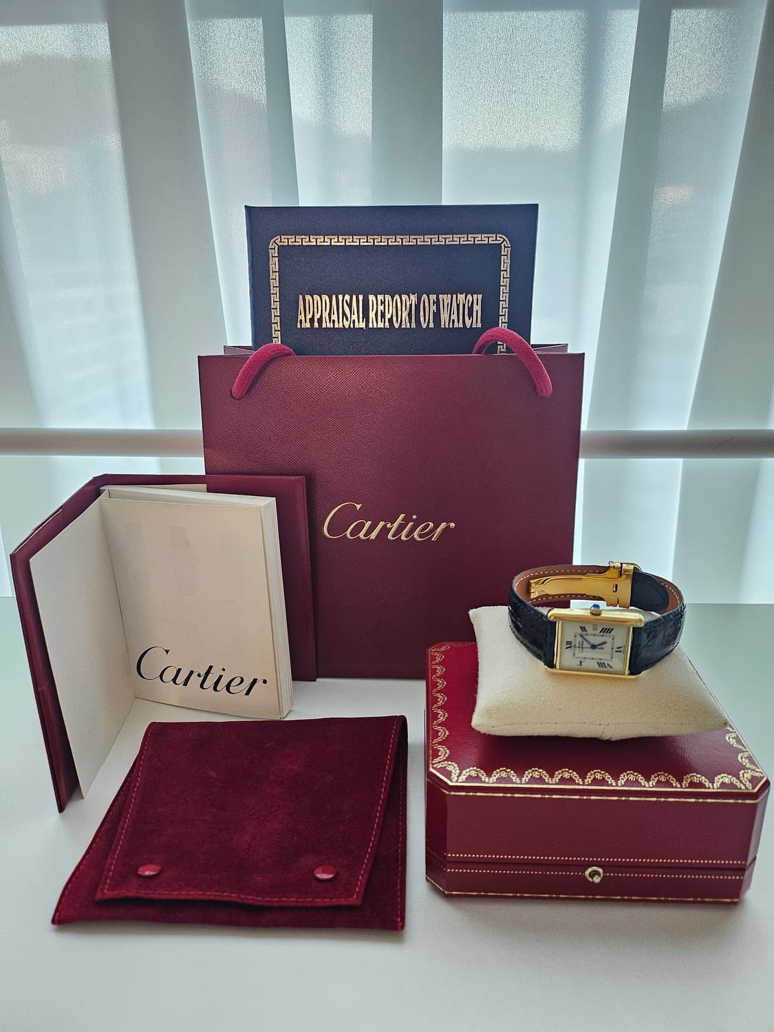 까르띠에 탱크머스트 XL 짝수로만 빈티지 쿼츠 상품이미지8