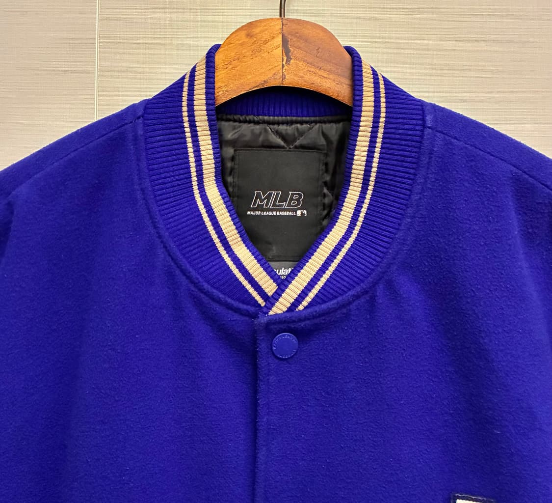 (L/105)MLB 엠엘비 LA 다저스 신슐레이트 울 바시티자켓 상품이미지3