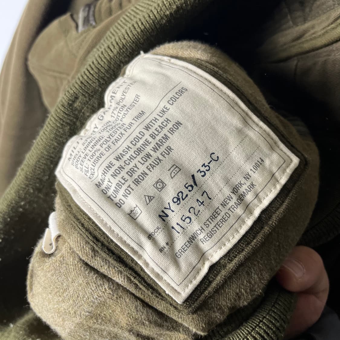 [Ruehl No. 925] 루엘 밀리터리 쉐르파 봄버자켓 상품이미지6