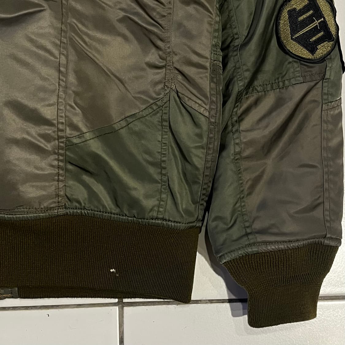 Schott 쇼트 밀리터리 패치워크 ma-1 자켓 상품이미지10