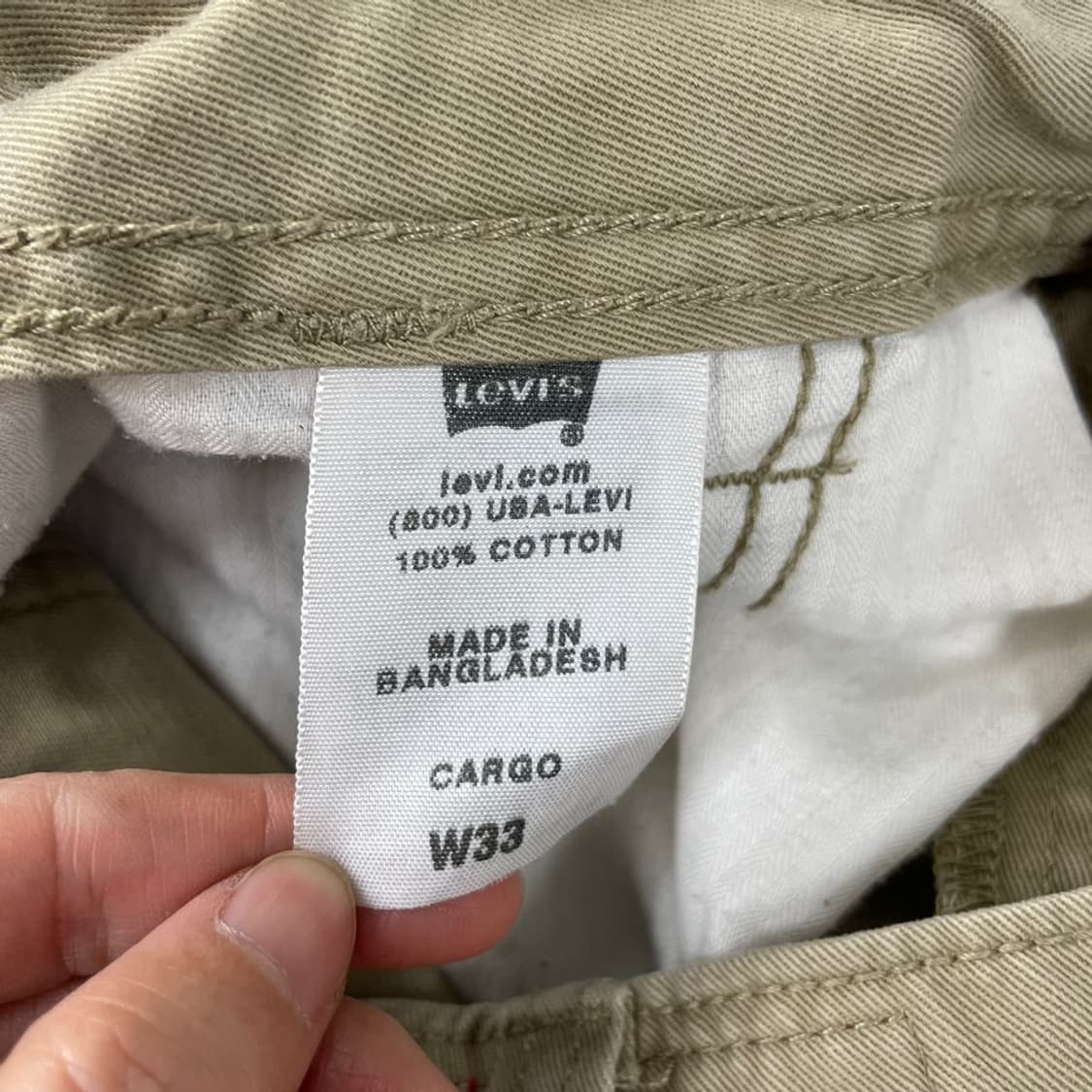 33 리바이스 카고 버뮤다팬츠 반바지 상품이미지6